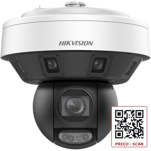DS-2DP7A420MCG1-LEF/832 – 32MP 360° Panoramic & 4MP 20x PTZ Camera