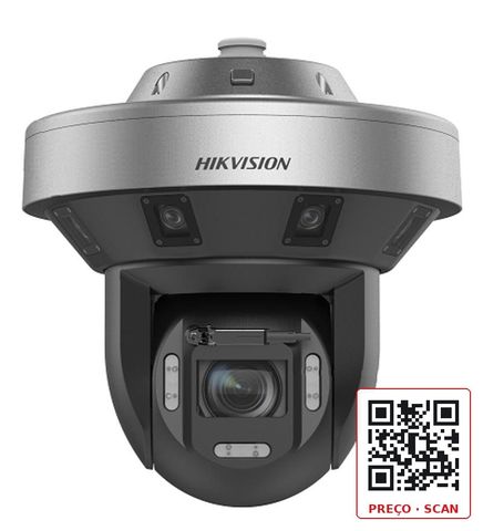 DS-2DP8A440IXG1-LEWF/416(F0) – 16MP 180° Panoramic & PTZ Camera with wiper