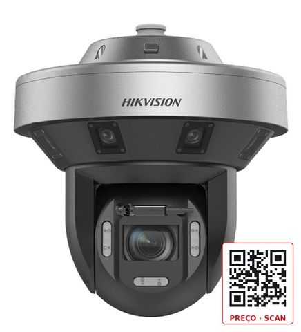 DS-2DP8A845IXG1-LWF/5G/864(F0) – 64MP 360° 5G Panoramic & PTZ Camera with wiper