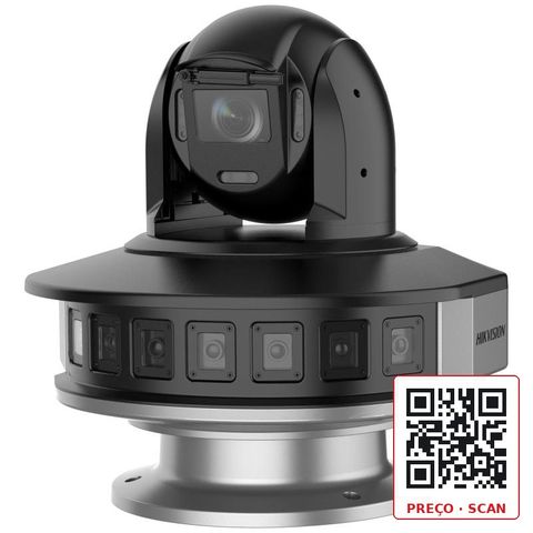 DS-2DP8S845IXG1/LM-L5WF/832(F3) – 32MP 140° Distortion-free Panoramic & PTZ Camera