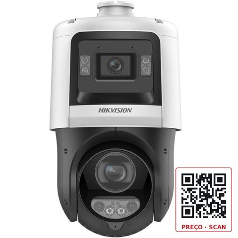 DS-2SE4C425MWG-E/RB/14 – TandemVu 4+4MP 25X ColorVu & IR Acusense Network Speed Dome with R/B Strobe…