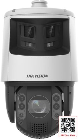 DS-2SE7C425MWG-EB/26(F0) – TandemVu 6+4 MP 25X ColorVu & IR Acusense Panoramic Network Speed Dome