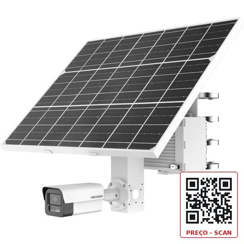 DS-2XS6A46G1E-LIZS/C36S80 – 4 MP Strobe Light and Audible Warning Solar Power 4G Network Camera Kit