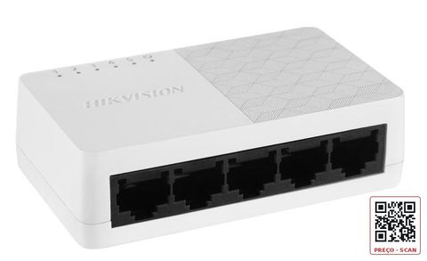 DS-3E0105D-O – 5-Port Fast Ethernet Plastic Switch