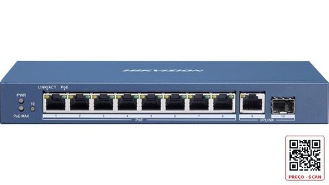 DS-3E0510P-E/M – 8 Port Gigabit Unmanaged POE Switch