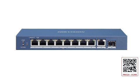 DS-3E0510P-E – 8 Port Gigabit Unmanaged POE Switch