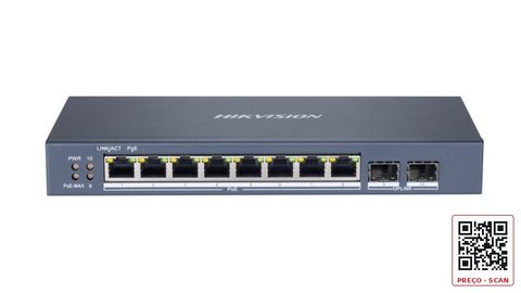 DS-3E1510P-SI – 8 Port Gigabit Smart POE Switch