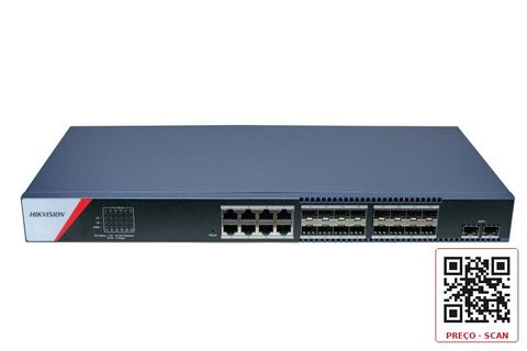 DS-3E1726-SI-16F8T2X – 26 Port Aggregation Switch