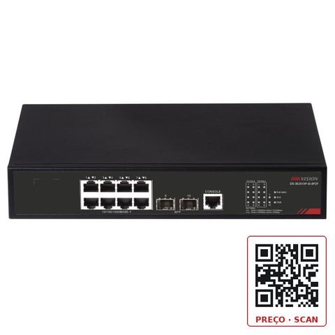 DS-3E2510P-SI-8P2F – L2+ Smart Full Managed POE Switch