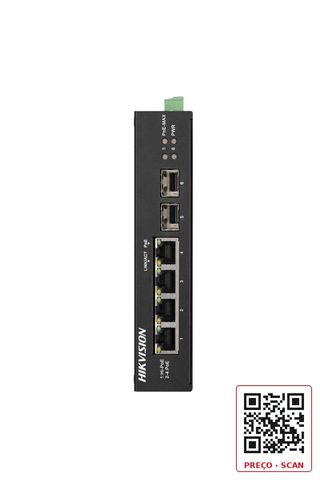 DS-3T0506HP-E/HS – 4 Port Gigabit Unmanaged Harsh POE Switch