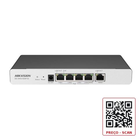 DS-3WG1505P-EI – All in One 5 Port PoE Router