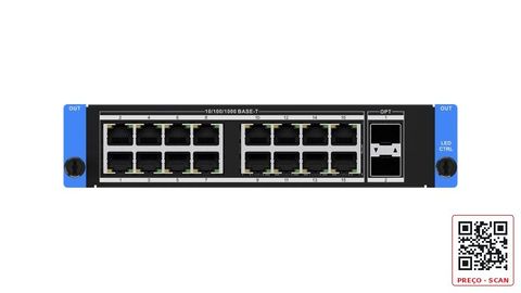 DS-C66S-16NO/2FO – 16 Network Ports with SFP LED Board