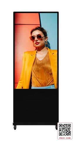 DS-D6055UN-D/S – 55-inch Slim Floor Standing Digital Signage