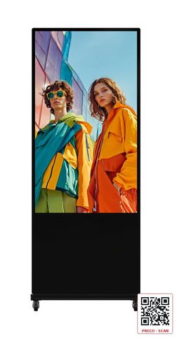 DS-D6055UT-D/S – 55-inch Touchable Slim Floor Standing Digital Signage