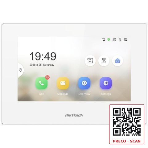 DS-KH6320-WTE1(B)/White – KH6 Series IP-Based Indoor Station
