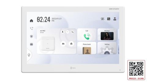 DS-KH9510-WTE1(B) – All-in-one Indoor Station