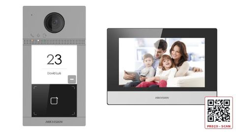 DS-KIS604-P(D) – IP video intercom kit