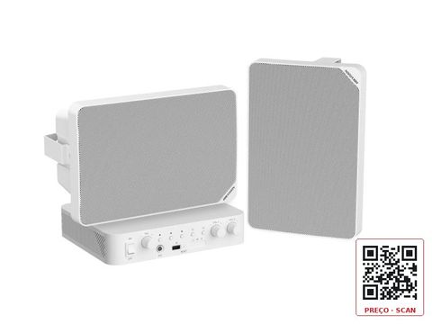 DS-QAE0KA60120-2 – Analog Audio Kit with 60W Analog Amplifier and 2* 20W Cabinet Speakers