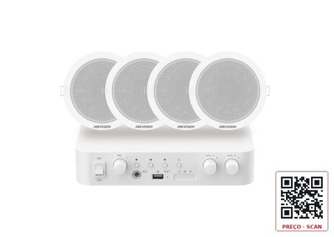 DS-QAE1KA80206-4 – Kit de áudio híbrido