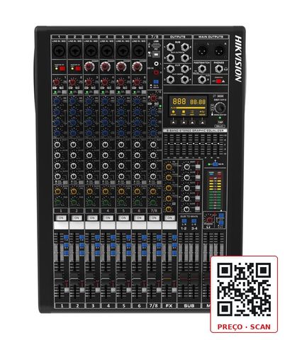 DS-QAPMCR8-A – Analog Mixing Console 8-ch