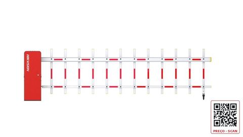 DS-TMG423 – Barrier gates with fence boom pole