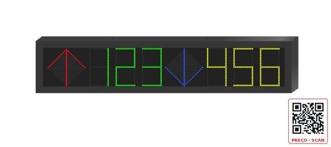 DS-TVL121-6-5D – Indoor,serven-color,Double Row,Led Screen