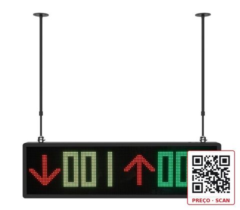 DS-TVL131-6-7P – Indoor Parking Guidance LED Screen