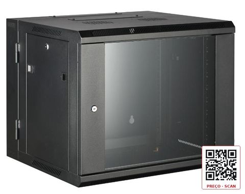 DS-XS6604-S/BR – Wall-mount Cabinet, 4U, 600*600mm, Double-section Design