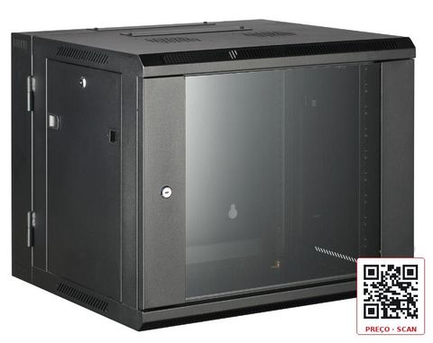 DS-XS6612-S/BR – Wall-mount Cabinet, 12U, 600*600mm, Double-section Design