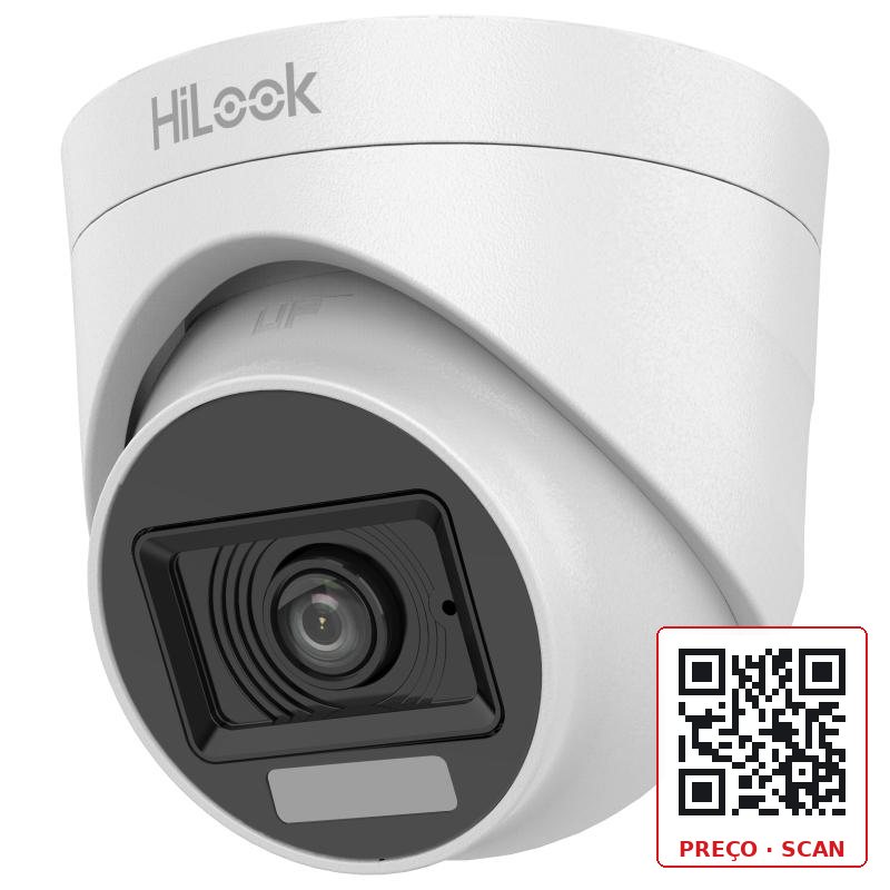 THC-T127-LPS – 2MP Dual Light Audio Indoor Fixed Turret Camera