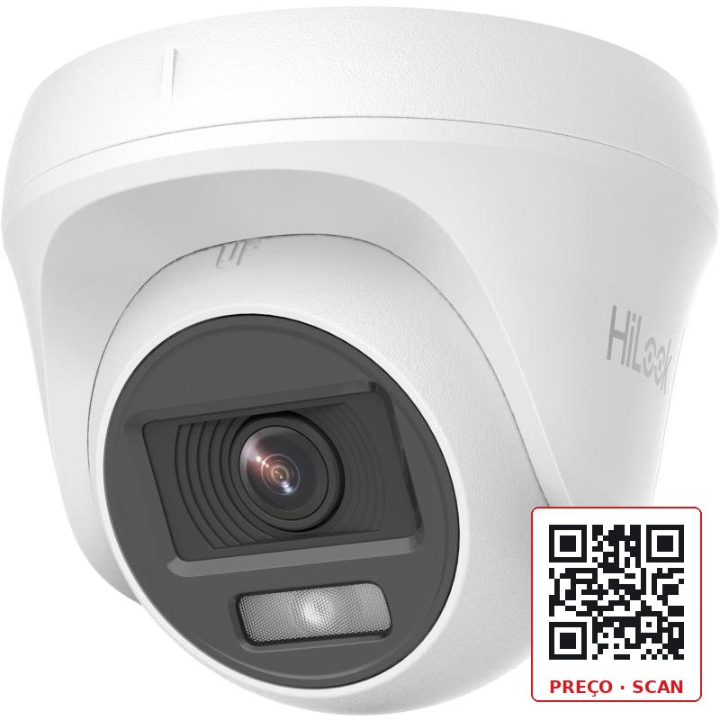 THC-T127-P – 2 MP White Light Indoor Fixed Turret Camera